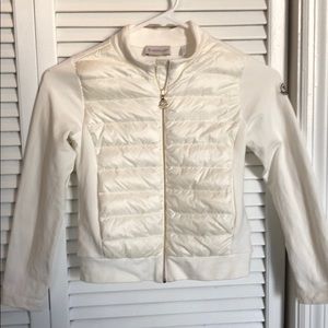MONCLER kids beige jacket